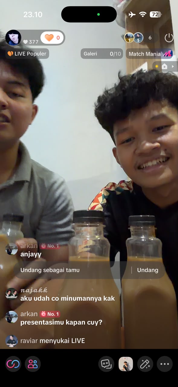 Portfolio Foto Live Streaming
